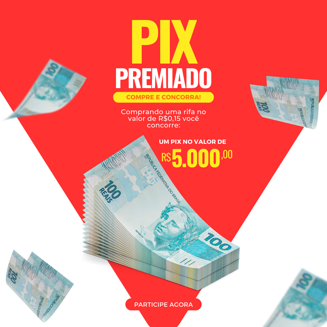Pix Premiado Post Story Para Instagram Amarelo Laranja e Branco (1080 x 1080 px) (2)
